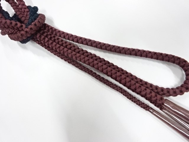 未使用品　正絹　手組帯締め
